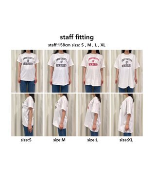 WEGO 【ANGIE VINTAGE】カレッジロゴプリントTee 柄10