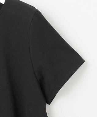 ANY SIS 【UVケア】サイドプリーツ カットソー ブラック