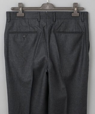 GOTAIRIKU 【保温性/ストレッチ/シワになりにくい】サキソニーストレッチパンツ（ノータック） グレー系