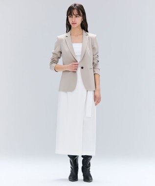 BEIGE， 【洗える】CINDY / テーラードジャケット Taupe