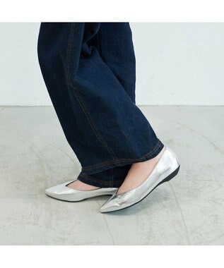 MODE ET JACOMO <carino>【レイン対応】プレーンパンプス シルバー