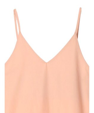 earth music&ecology Ｖネック裾切替キャミワンピース Salmon Pink