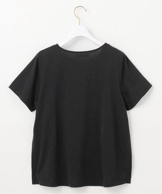 ANY SIS 【UVケア】サイドプリーツ カットソー ブラック