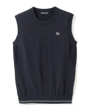 ZERO HALLIBURTON ソロテックス ニットベスト 82844 W4S9b レディースゴルフ ネイビー杢