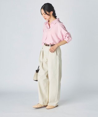 OP／FILA 【ocean pacific】デイリーオーバーサイズシャツ/UVカット ピンク