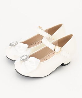 ANY KIDS エナメルヒールパンプス