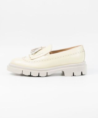 BONTRE 【LucaGrossi/ルカグロッシ】厚底メダリオンタッセルローファー/G961M-UA アイボリー