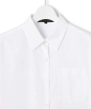 23区 【洗える/一部店舗限定】クロップド シャツ ホワイト系