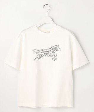 自由区 S ホースモチーフロゴ Tシャツ