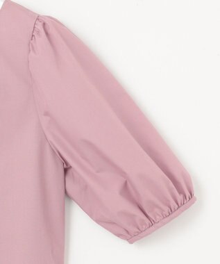 Feroux 【洗える】パフスリーブセット アップ ピンク系