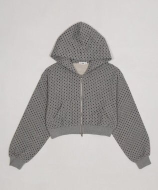 WEGO ショートZIPパーカー 柄2