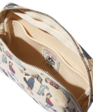 J.PRESS MEN 【AaronChang】【UNISEX】プリント ポーチ ホワイト系5