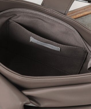 Tiaclasse 【安田美沙子さん着用・2way】リボンギャザーミニバッグ モカ