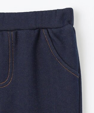 組曲 KIDS 【80-100㎝】シャギー デニム ネイビー系