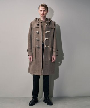 JOSEPH HOMME 【HIGH GRADE LINE】テックウールポプリン　レギュラーカラーシャツ ベージュ系