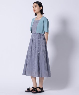 TOCCA 【美人百花掲載】【00サイズあり・速乾・消臭・洗える】WAVES ドレス ブルー系5