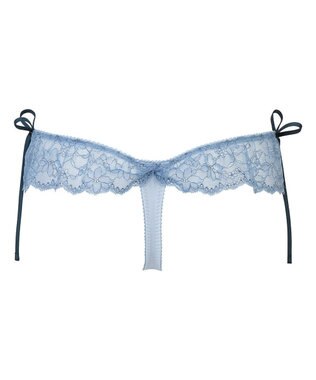 WACOAL Tバック ショーツ 【重力に負けないバストケアBra】 はきこみ丈あさめ BRB414とペア レディース PRA414 /ワコール グレイッシュブルー