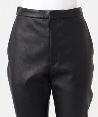 23区 【エステータ】ストレッチレザー スキニーパンツ ブラック系