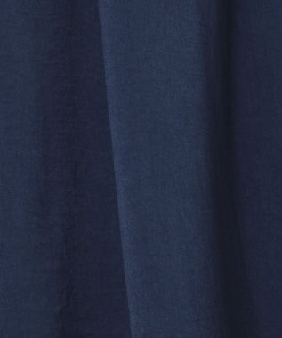 Feroux サテンギャザー スカート ネイビー系