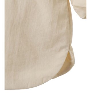 Green Parks 中わたスタンドカラーミドル丈ブルゾン Ivory