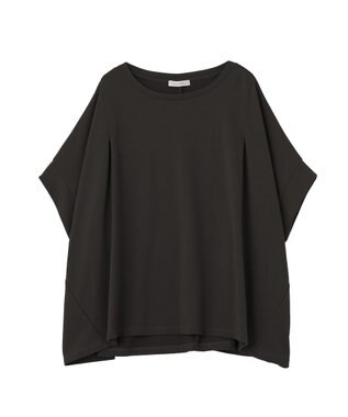 Green Parks 超冷感タック入りオーバーサイズプルオーバー Black