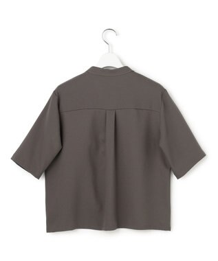 ICB 【先行予約】ライトストレッチアムンゼン Vネック半袖カットソー チャコール