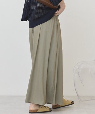 AMERICAN HOLIC 【選べる丈】ギャザースカーチョ【WEB限定カラー有り】 Khaki