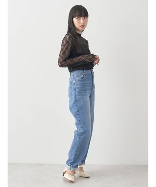 earth music&ecology レースドッキングプルオーバー Black