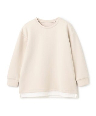 UNFILO 【110-150cm】BEAUTY FORM JERSEY スウェット(UNISEX) グレージュ