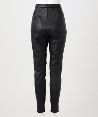 23区 【エステータ】ストレッチレザー スキニーパンツ ブラック系