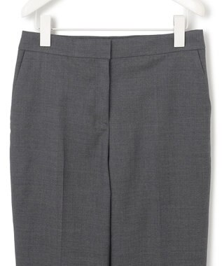 ICB 【セットアップ対応】ウールストレッチ テーパードパンツ チャコール系