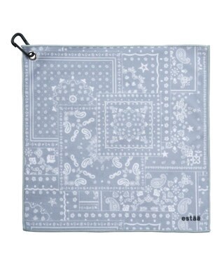 MOONBAT エスタ (estaa) くっつきタオル バンダナ ライトグレー