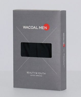 WACOAL MEN WACOAL MEN <UNITED ARROWS>コラボ 【気持ちいいパンツ】 ボクサーパンツ フロントの安定性・快適性 綿混(本体・ウエストテープ肌側) 前閉じ 下着 メンズ WT3490 /ワコールメン ブラック