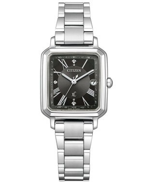 CITIZEN 【電池交換不要2way】替えバンド付きスクエアモデルES9500-69E シルバー