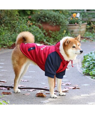 PET PARADISE スヌーピー 遠赤外線 コート 《ボルドー》 中型犬 大型犬 ボルドー