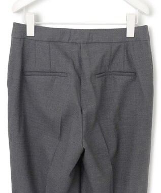 ICB 【セットアップ対応】ウールストレッチ テーパードパンツ チャコール系