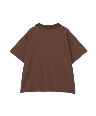 AMERICAN HOLIC 【PENNEY'S】配色ポロ+ショートパンツ Brown