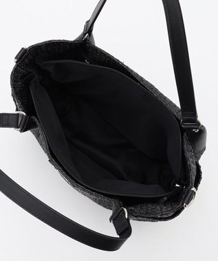 LA BAGAGERIE つまみハンドル　サマー2wayミニトートバッグ ブラック