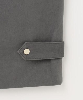 J.PRESS LADIES 【洗える】サテンストレッチプレミアムピーチ ベイカー パンツ グレー系