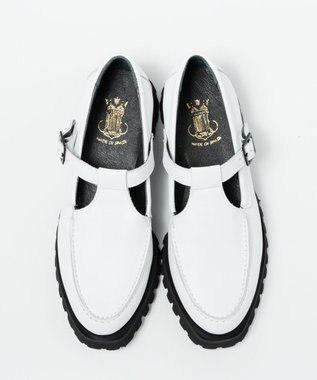 BONTRE 【BONTRE/ボントレ】Ｔストラップローファー ホワイト