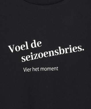 ANY エニィファンクションドルマンスリーブＴシャツ ブラック(ロゴ)