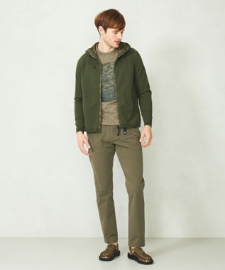 JOSEPH ABBOUD MOUNTAIN 【UNISEX】高機能 アウトドアニットパーカー オリーブ系