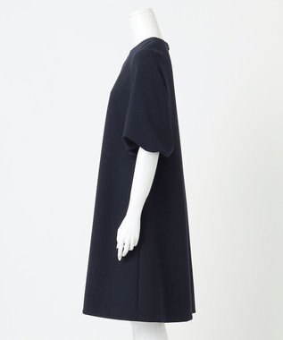 23区 S 【R(アール)】ダブルクロス 袖ボリューム ワンピース ネイビー系