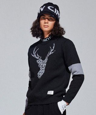 PW CIRCULUS 【イージーケア / 軽量 / 一枚でサマになる】【MEN】 ロングスリーブ モックネック ブラック系