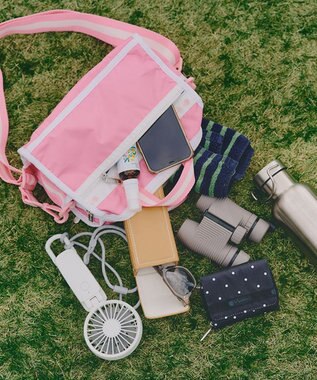 LeSportsac MINI DUFFEL CROSSBODY/スペクテイターピオニーピンク スペクテイターピオニーピンク