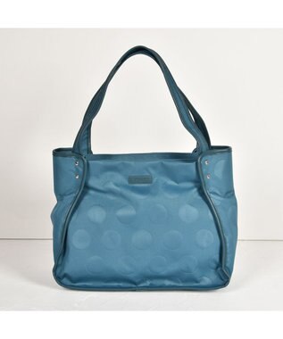 Y'SACCS ヒートエンボス ポルカドットトート Mサイズ