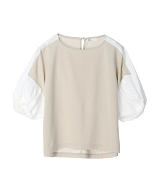 CRAFT STANDARD BOUTIQUE 袖ねじり切り替えプルオーバー Ivory