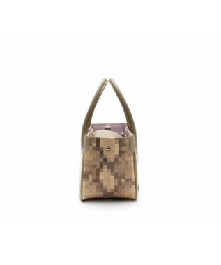 A.D.M.J. 【牛革】スネーク型押し/ミニトート(ショルダーストラップ付) LATE