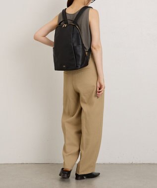 russet ＜背面メッシュ仕様＞レザーリュックサック(CE-1373) Black