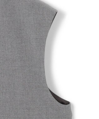 BEIGE， 【セットアップ対応・VERY 11月号掲載】ZEPHYR / ウールライクノーカラージレ Top Gray